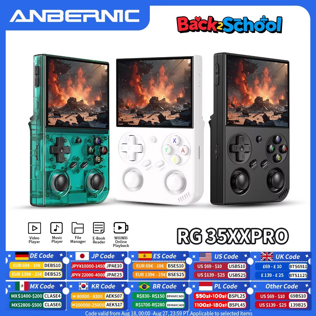 【RG35XX Pro】ANBERNIC新型モデル登場|スペック・価格・レビュー徹底解剖